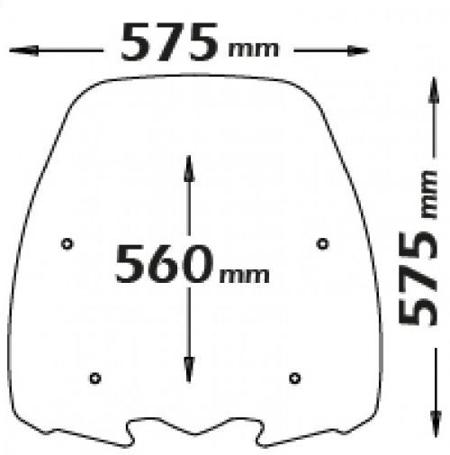 Parabrisas Isotta Honda SH 125/150 '17 2