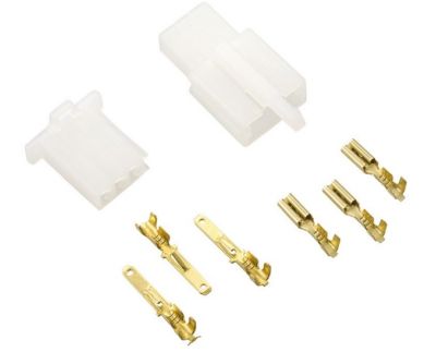 Conector Macho + Hembra 3 terminales