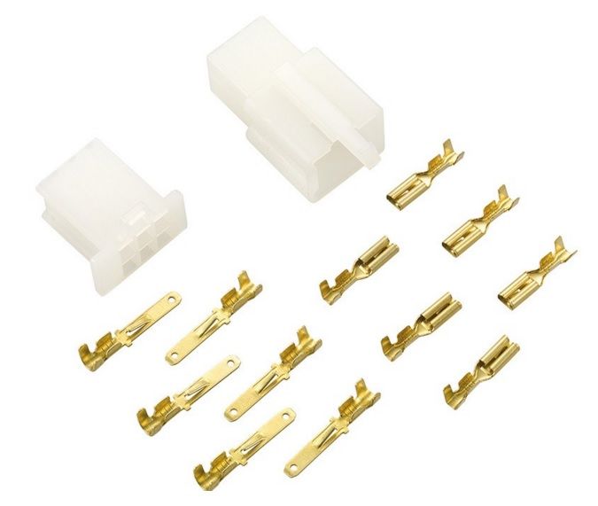 Conector Macho + Hembra 6 terminales