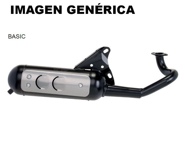 Tubo de escape Tecnigas Modelo Basic Aprilia Habanna (Motor Piaggio)