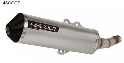 Tubo de escape Tecnigas Modelo 4 Scoot Piaggio X8 125-200/Aprilia Atlantic 125S 