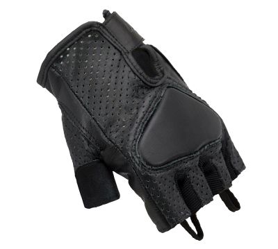 Guantes Unik Custom Piel Sin Dedos Negro