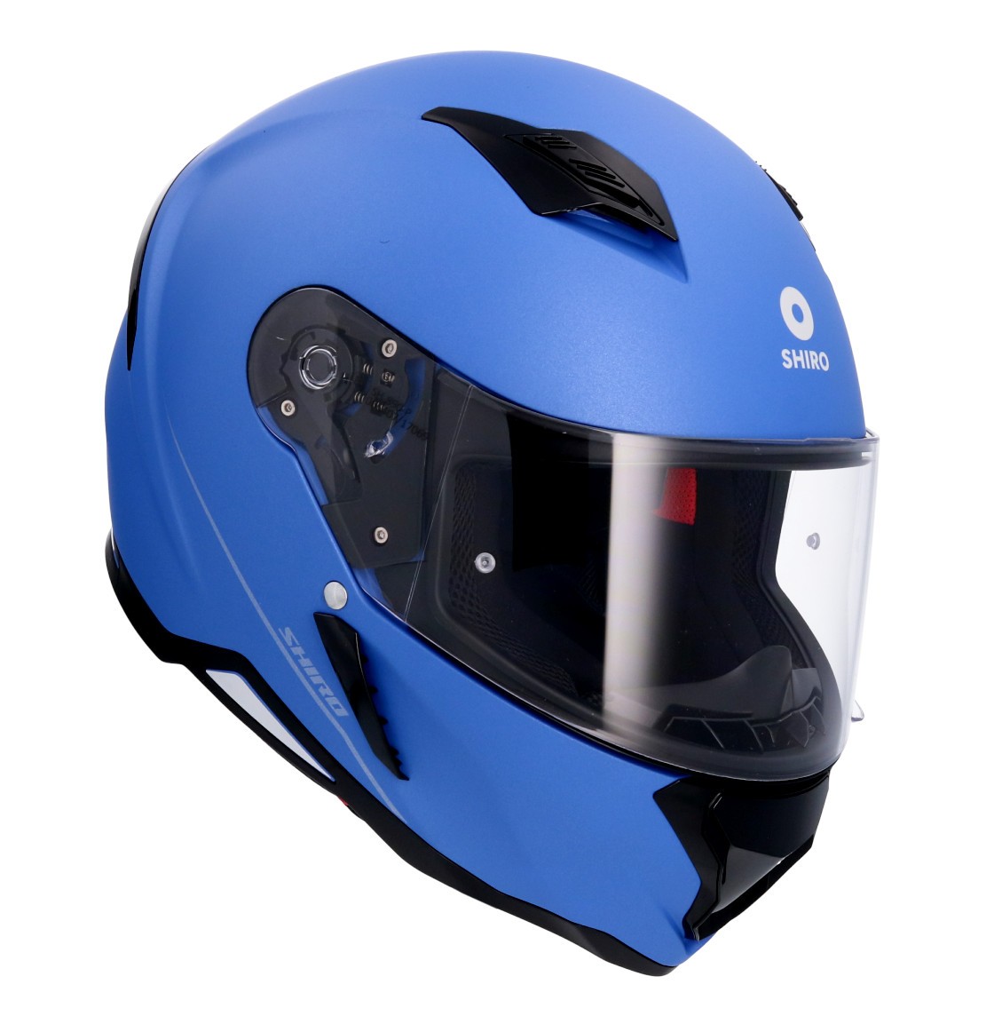 Casco SHIRO HUNTER SH-890 MONOCOLOR AZUL MATE 4