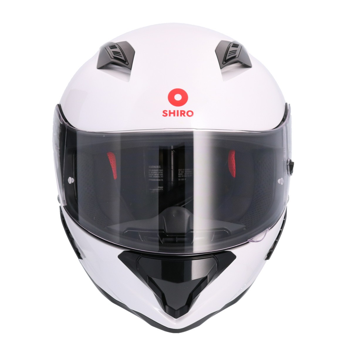 Casco SHIRO HUNTER SH-890 MONOCOLOR BLANCO PERLA 1