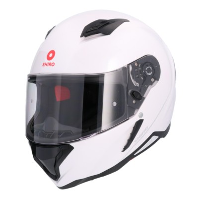Casco SHIRO HUNTER SH-890 MONOCOLOR BLANCO PERLA