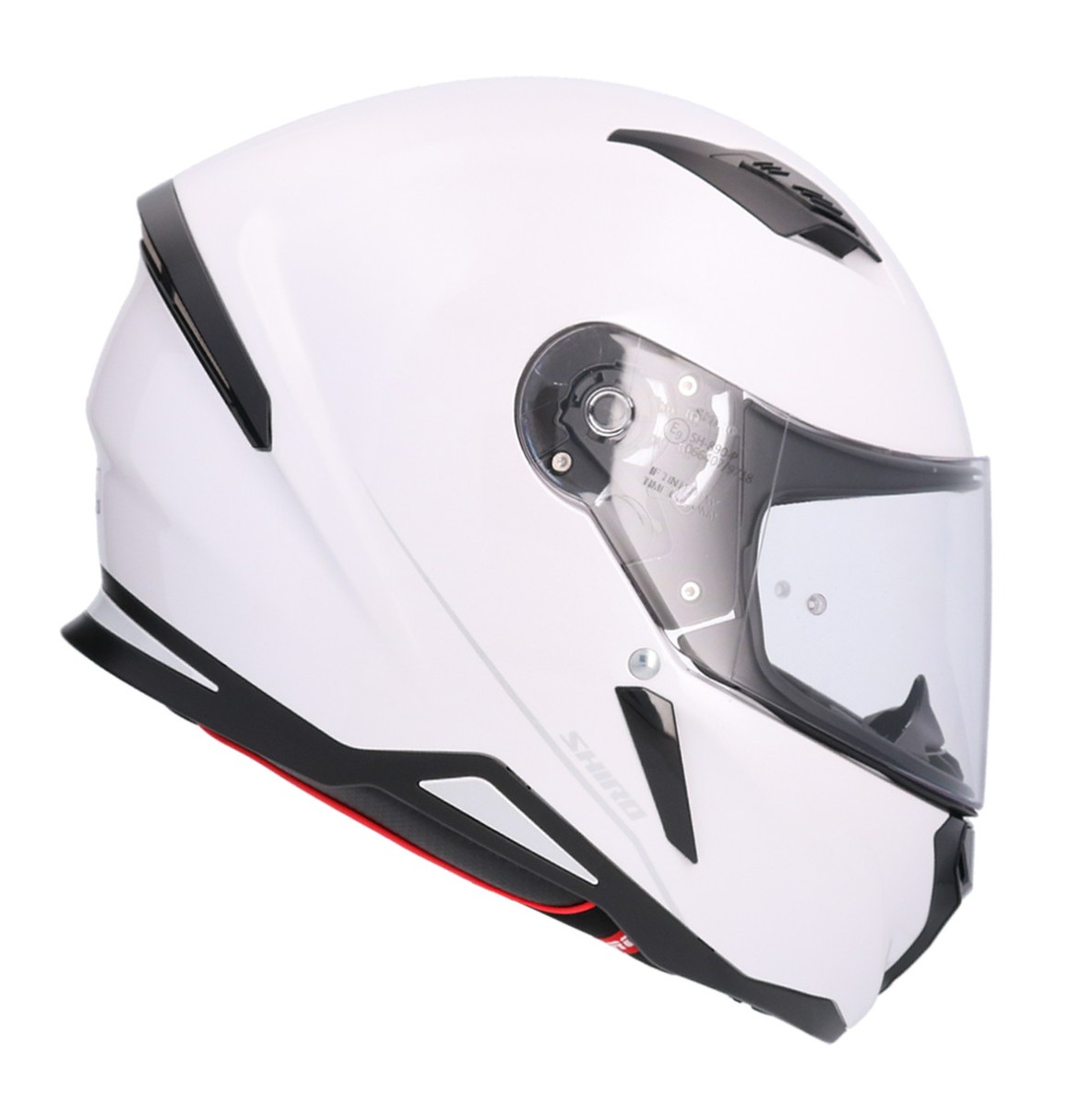 Casco SHIRO HUNTER SH-890 MONOCOLOR BLANCO PERLA 5