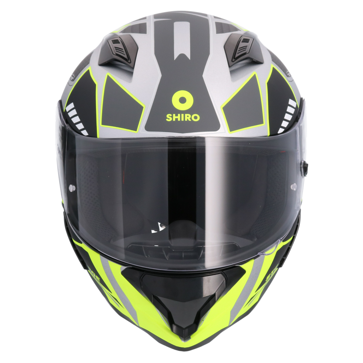 Casco SHIRO HUNTER SH-890 STAGE PLATA MATE 1