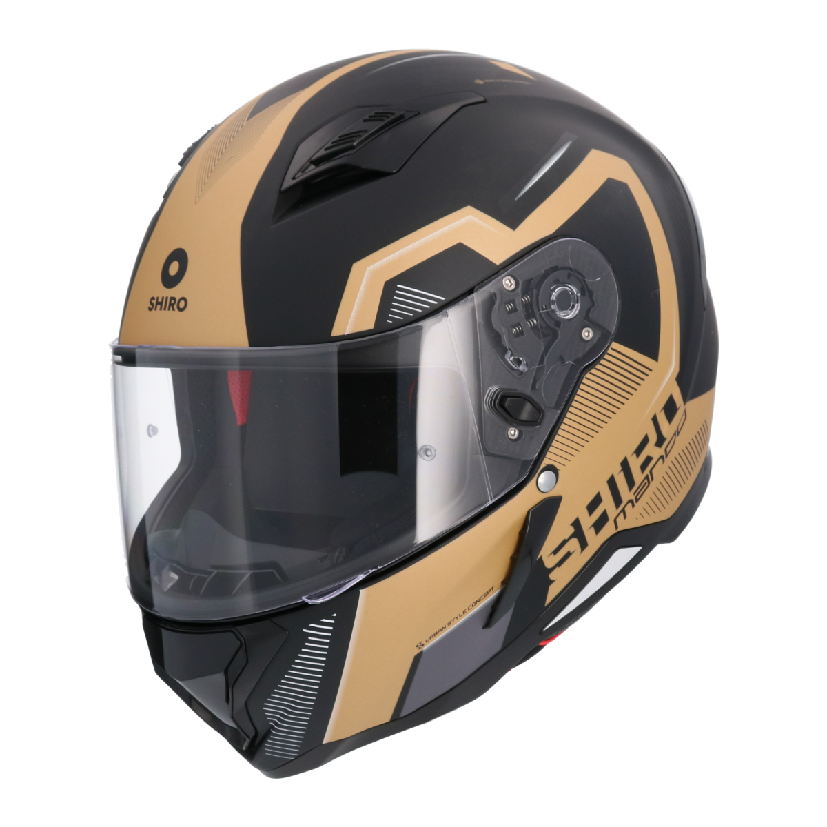 Casco SHIRO HUNTER SH-890 MANDO DORADO MATE