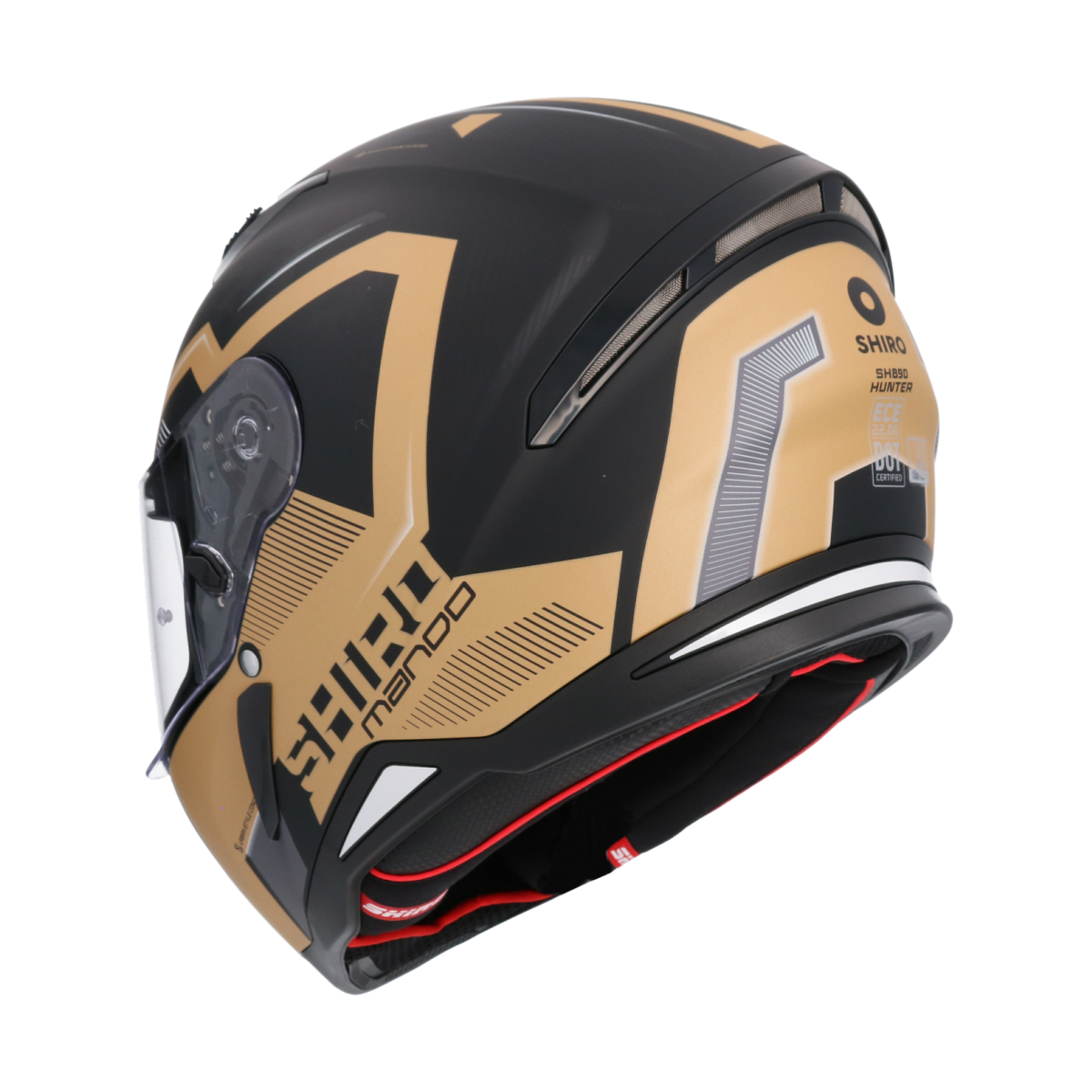 Casco SHIRO HUNTER SH-890 MANDO DORADO MATE 5