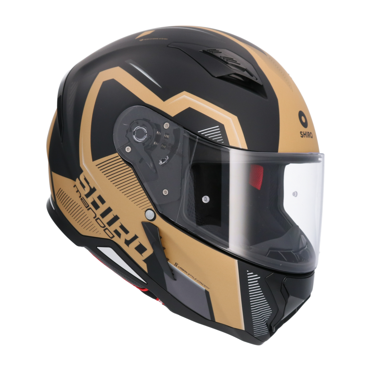 Casco SHIRO HUNTER SH-890 MANDO DORADO MATE 1