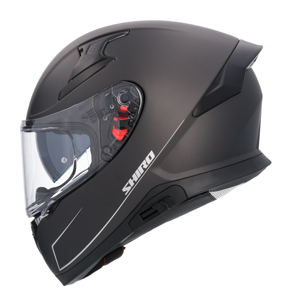 Casco SHIRO KATANA SOLID NEGRO MATE 6