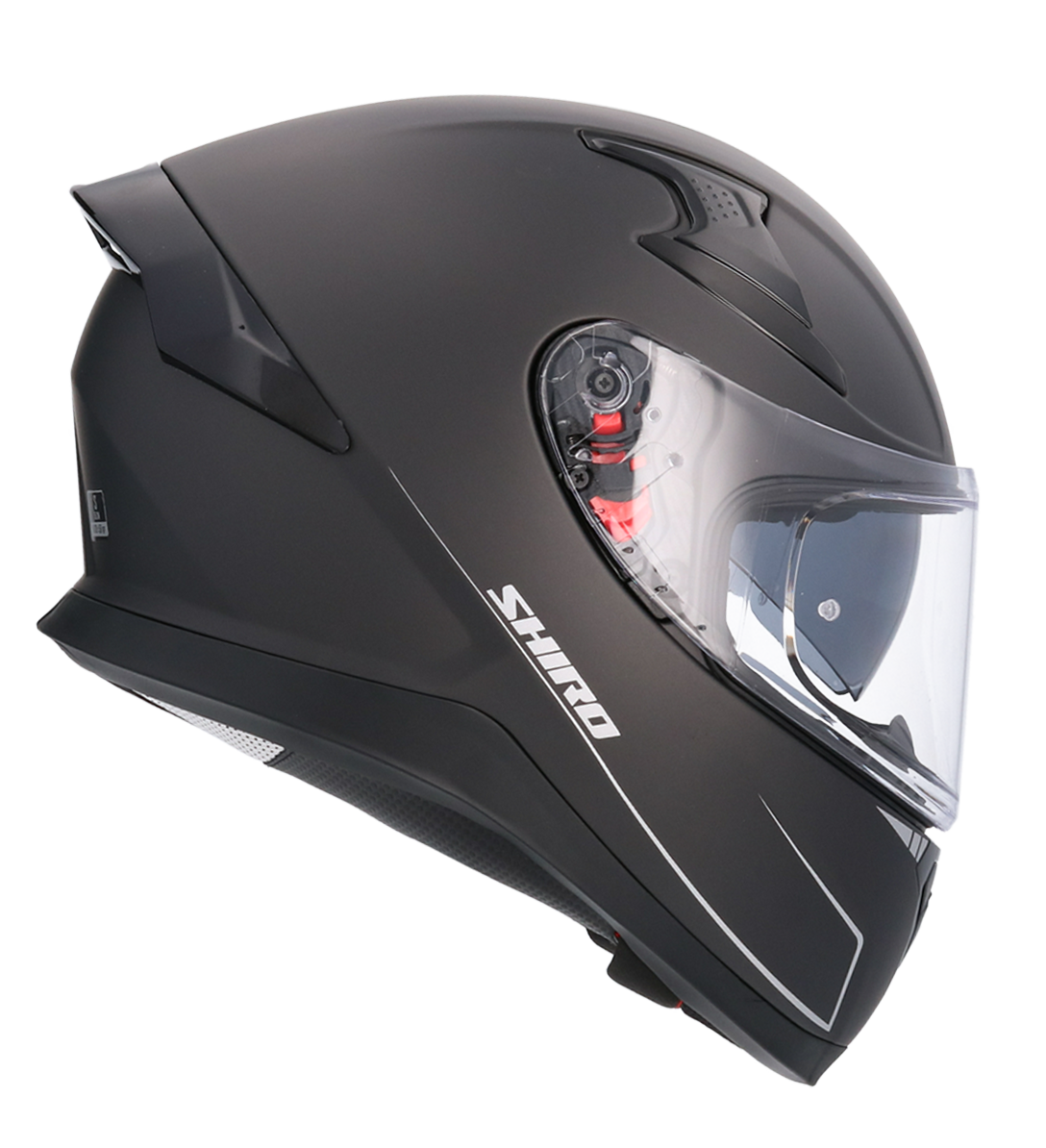 Casco SHIRO KATANA SOLID NEGRO MATE 2