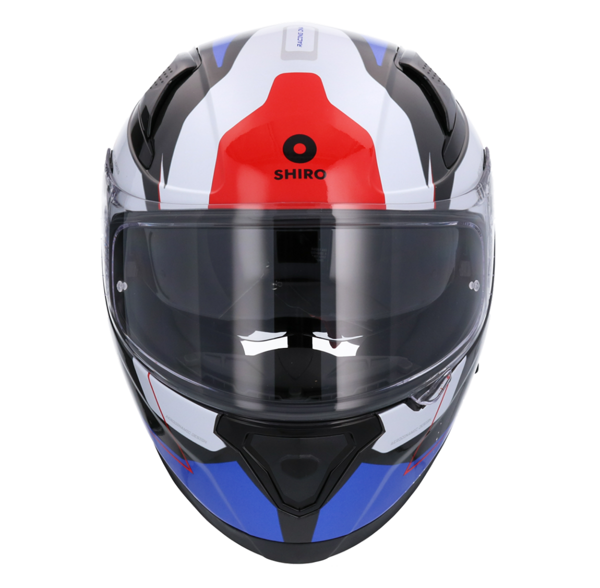 Casco SHIRO KATANA ORBE AZUL + Pantalla Oscura Regalo 6