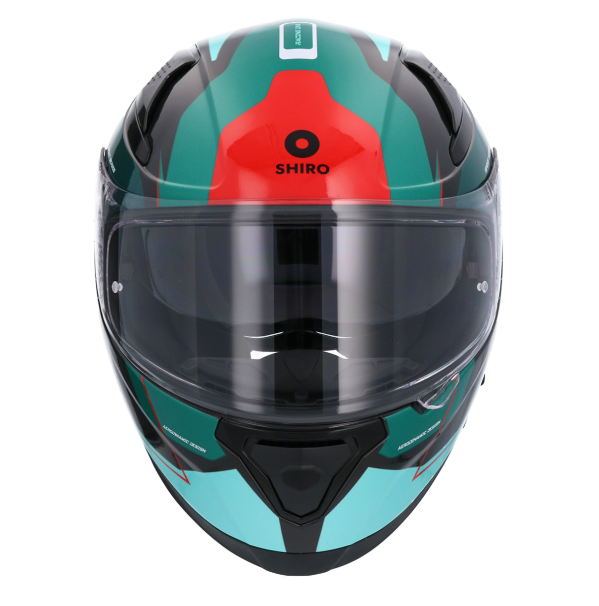 Casco SHIRO KATANA ORBE VERDE + Pantalla Oscura Regalo 2