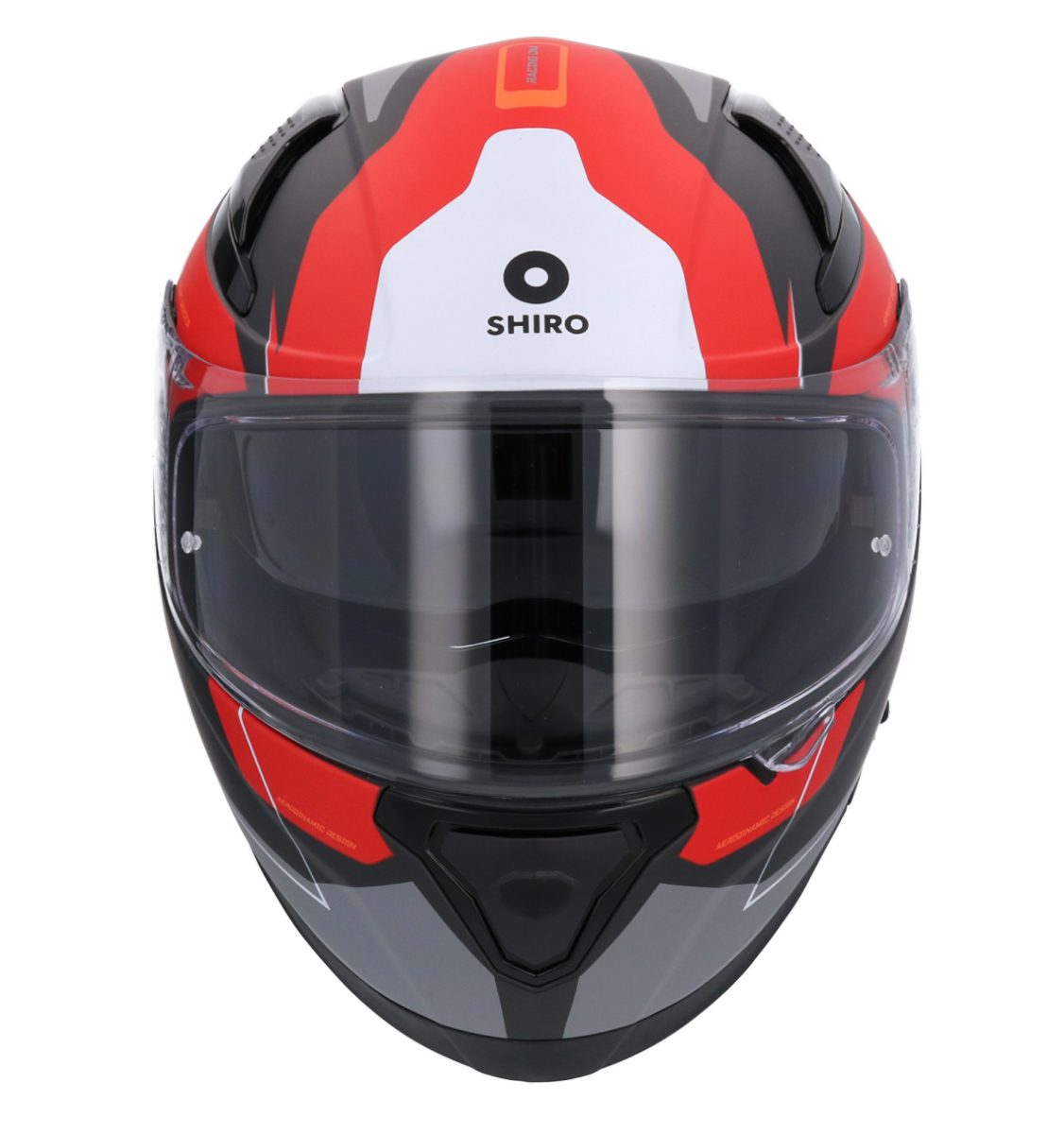 Casco SHIRO KATANA ORBE ROJO + Pantalla Oscura Regalo 6