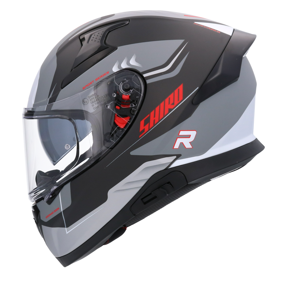Casco SHIRO KATANA ORBE GRIS + Pantalla Oscura Regalo 4