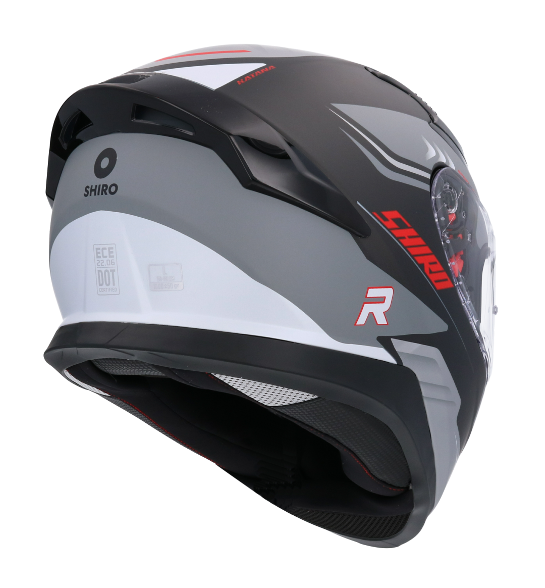 Casco SHIRO KATANA ORBE GRIS + Pantalla Oscura Regalo 5