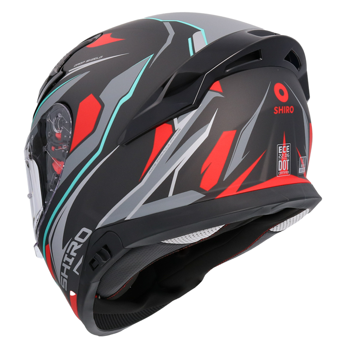 Casco SHIRO KATANA SHARP GRIS MATE + Pantalla Oscura Regalo 3