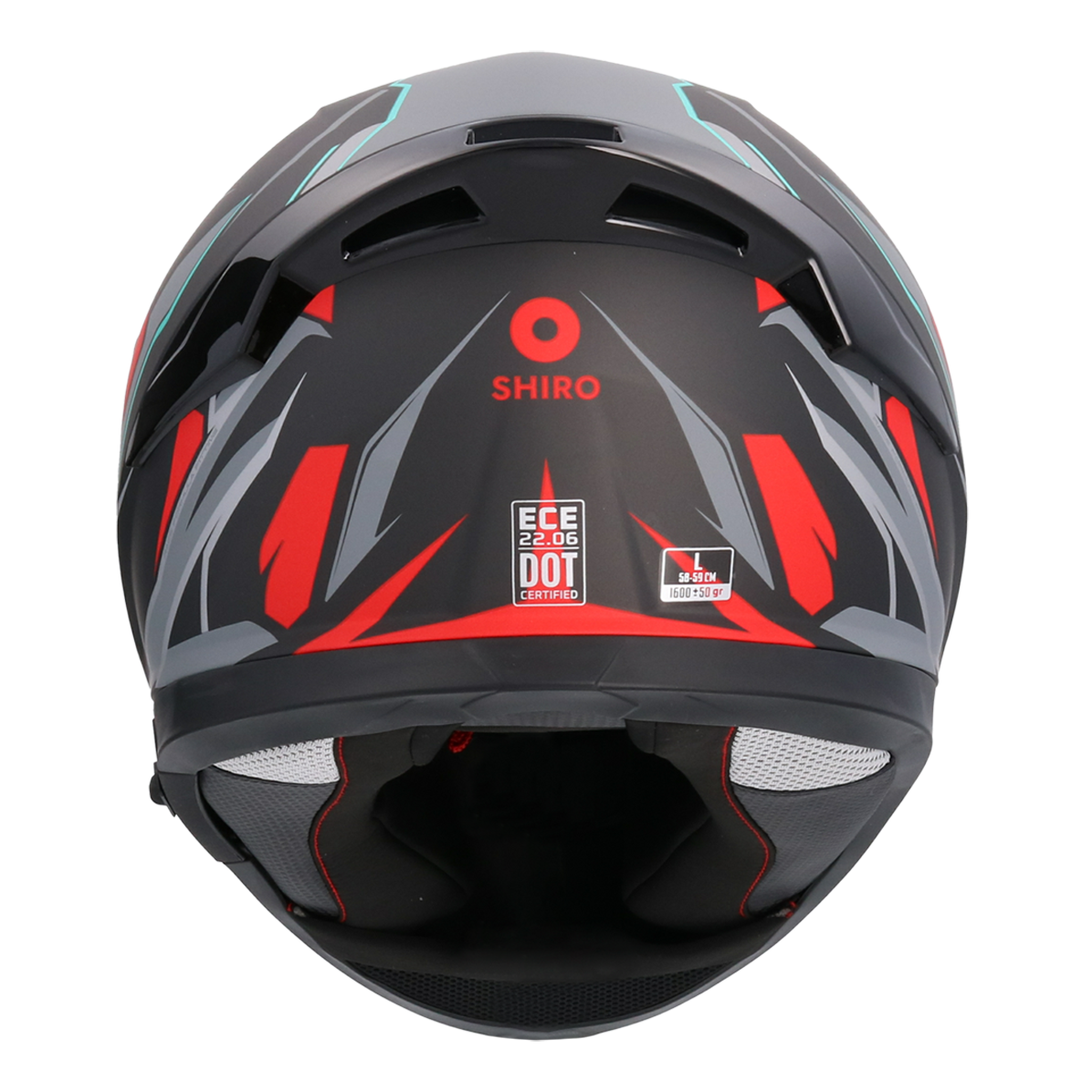Casco SHIRO KATANA SHARP GRIS MATE + Pantalla Oscura Regalo 6