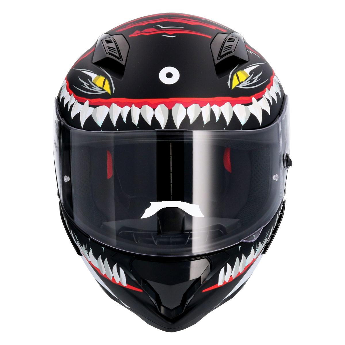 Casco SHIRO HUNTER SHARK NEGRO MATE 1
