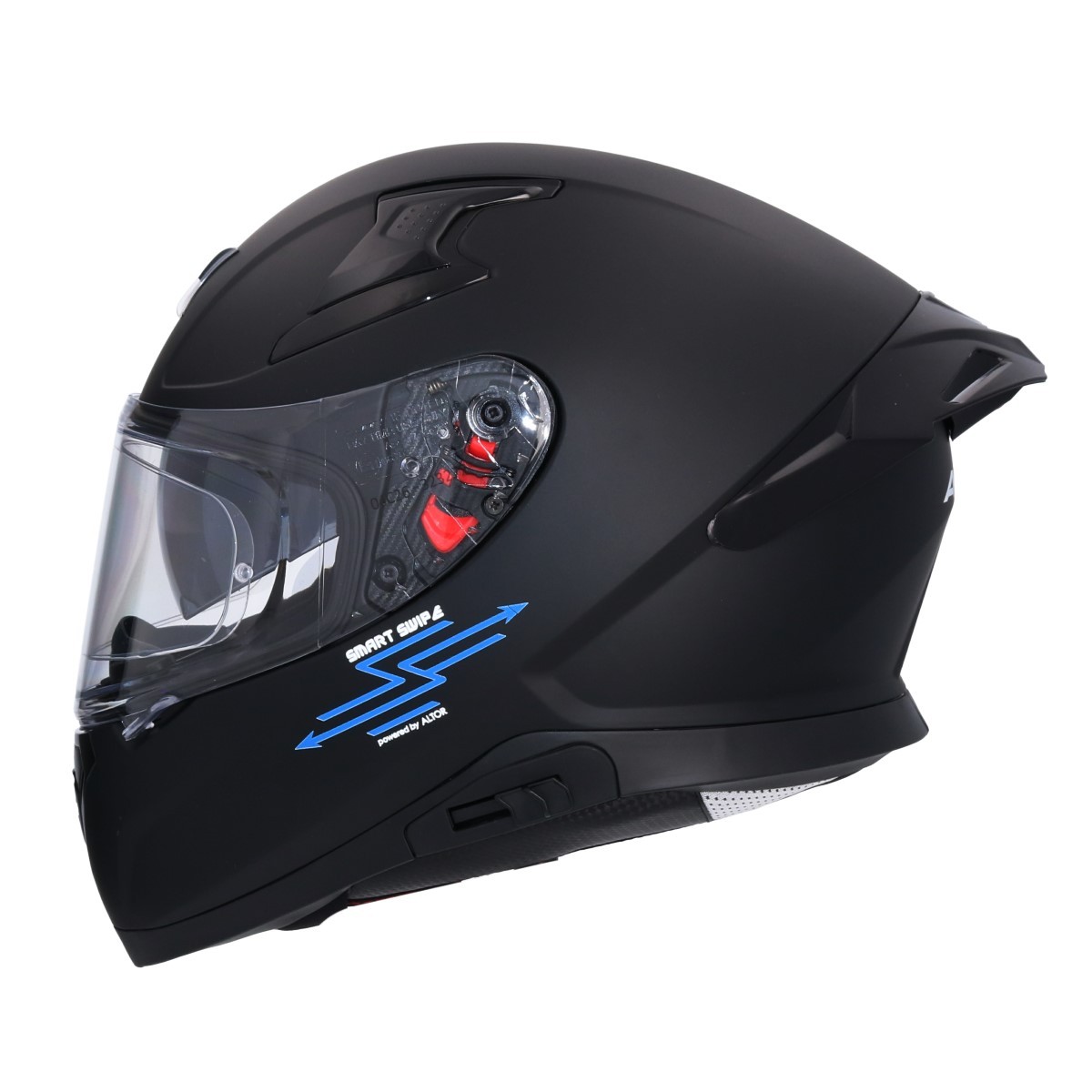 Casco AXOR SMART Negro Mate + Bluetooth + PINLOCK