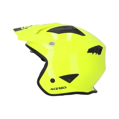 Casco Acerbis Aria amarillo fluor ligero homologado ECE 22-06