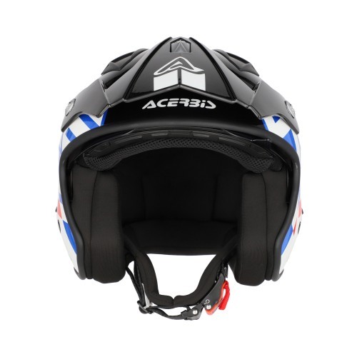 Casco ACERBIS JET ARIA GRAPHIC Trial BLANCO/AZUL/ROJO