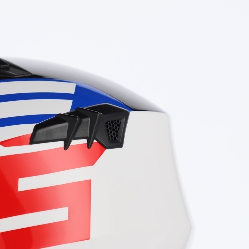 Casco ACERBIS JET ARIA GRAPHIC Trial BLANCO/AZUL/ROJO