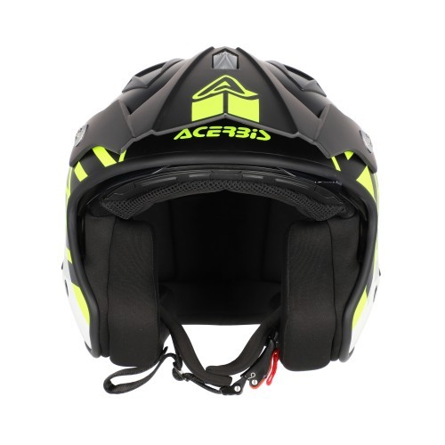 Casco jet Acerbis Aria Graphic frontal ventilado