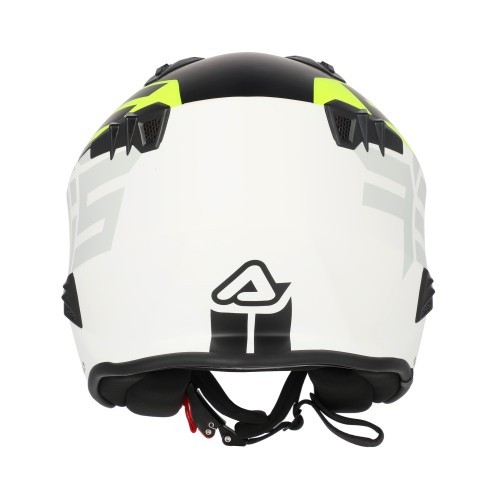 Casco ACERBIS JET ARIA GRAPHIC Trial NEGRO/AMARILLO FLUOR