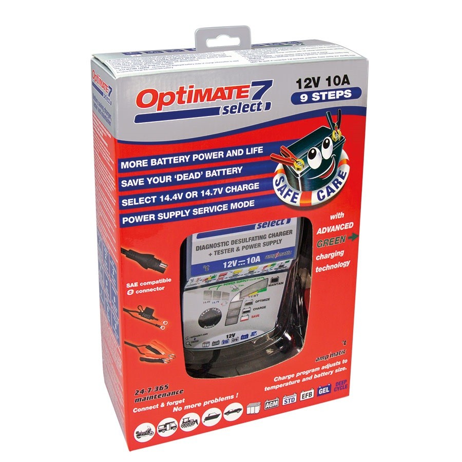 Cargador/Mantenedor de baterías OPTIMATE 7 SELECT TM-250 2