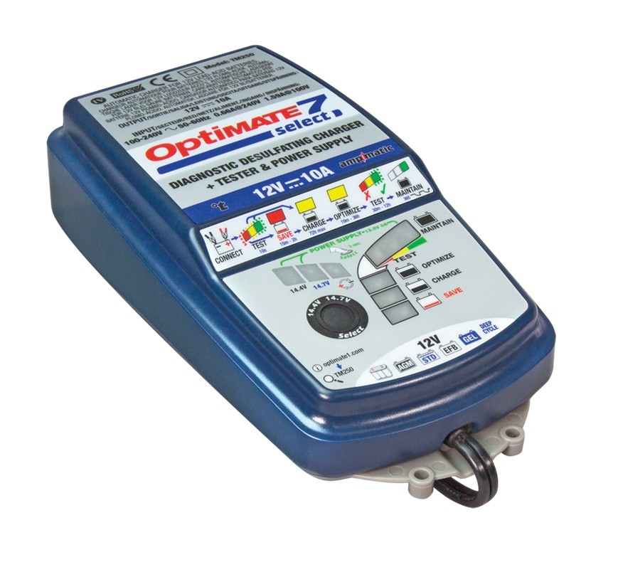 Cargador/Mantenedor de baterías OPTIMATE 7 SELECT TM-250