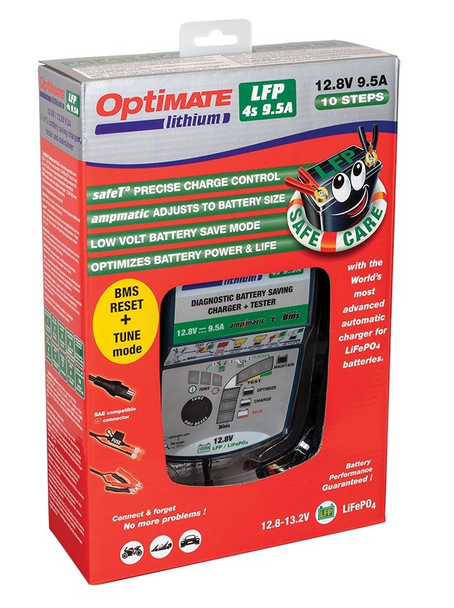 Cargador/Mantenedor de baterías OPTIMATE LITHIUM 9.5 TM-274 2