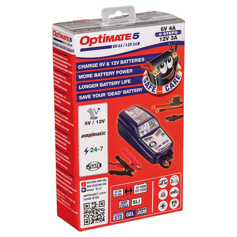 Cargador/Mantenedor de baterías OPTIMATE 5 6V-12V TM-320 2