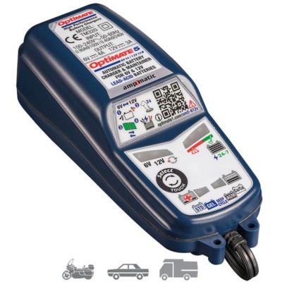 Cargador/Mantenedor de baterías OPTIMATE 5 6V-12V TM-320
