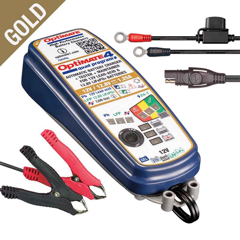 Cargador/Mantenedor de baterías OPTIMATE 4 QUAD PROGRAM TM-630 1