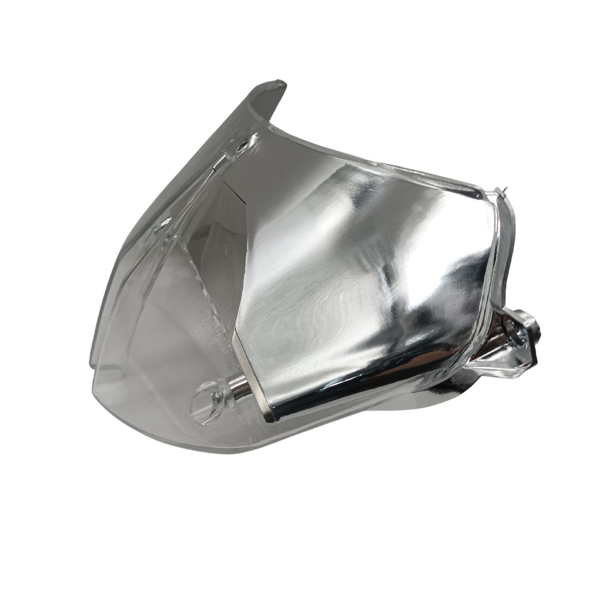 Piloto LED Peugeot Speedfight II cristal transparente 15 LEDs rojos base cromada no homologado 2