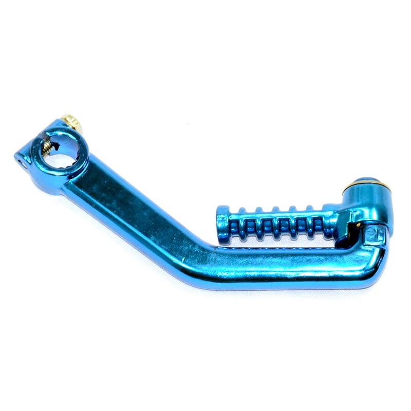Pedal de arranque de aluminio azul compatible con scooters Aprilia, Derbi, Gilera y Piaggio 50-125cc entre 1991 y 2021