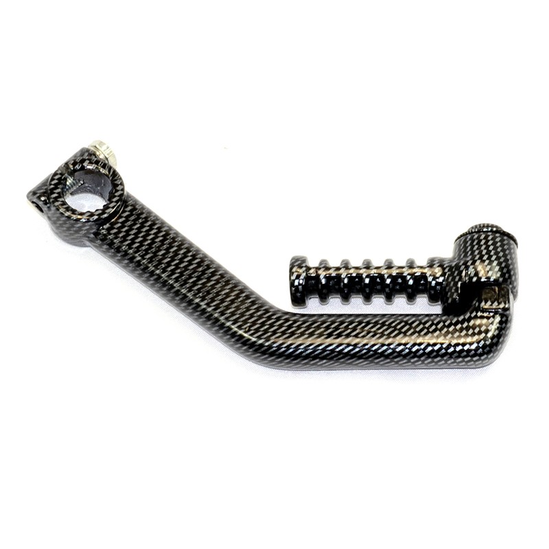 Pedal de arranque de aluminio acabado carbono para scooters Aprilia, Derbi, Gilera y Piaggio 50-125cc entre 1991 y 2021