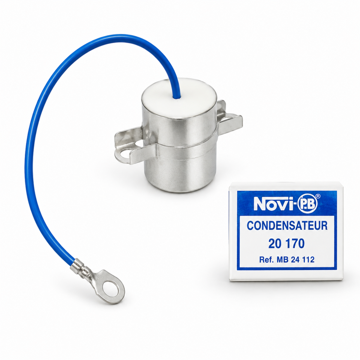Condensador eléctrico Mobylette 2 terminales NOVI