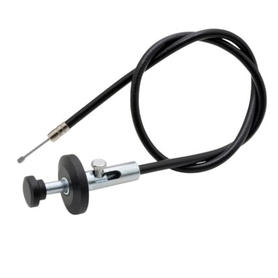 Tirador starter universal con cable 50 cm negro para carburador de moto, scooter y quad