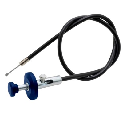 Tirador starter universal con cable 50 cm azul para carburador de moto, scooter y quad