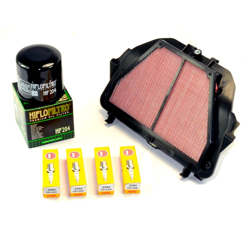 Kit de Filtros + Bujías Yamaha YZF 600 R6 '08-'09
