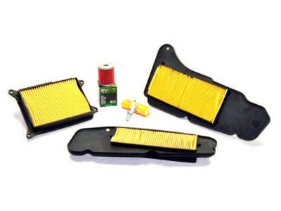 Kit de Filtros + Bujía Yamaha Majesty 400 '04-'12