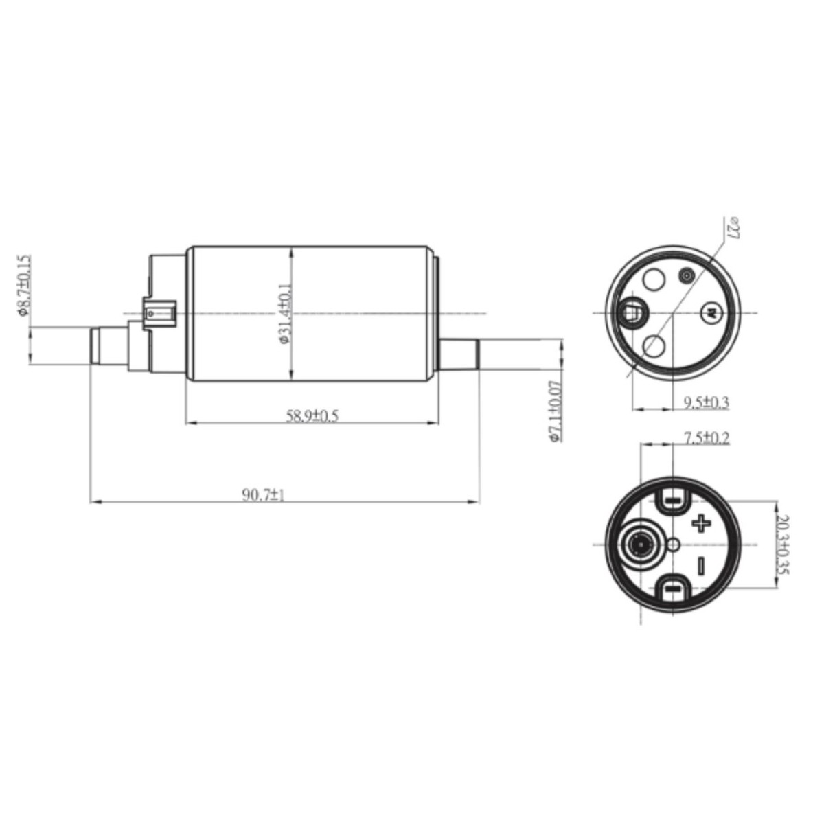 Repuesto bomba de gasolina Honda SH 125i / 150i / 300i 1