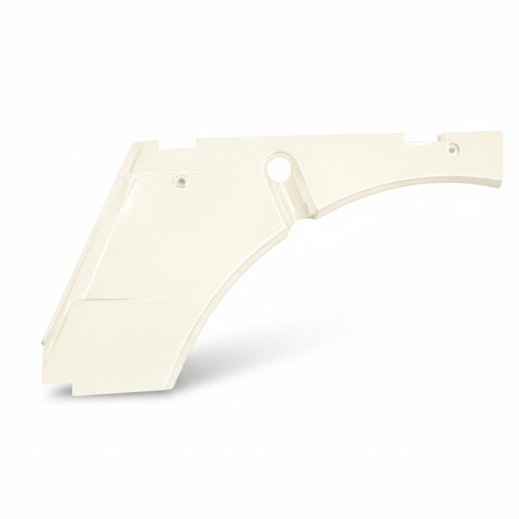 Tapa de chasis izquierda blanca compatible Vespino ALX y NLX