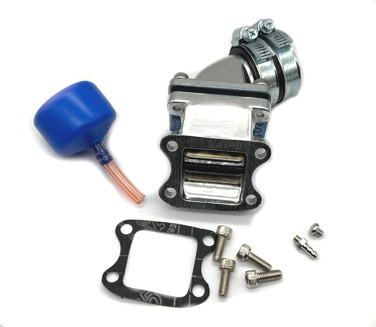 Tobera de admision para motores Honda y Peugeot Scooter 32mm.