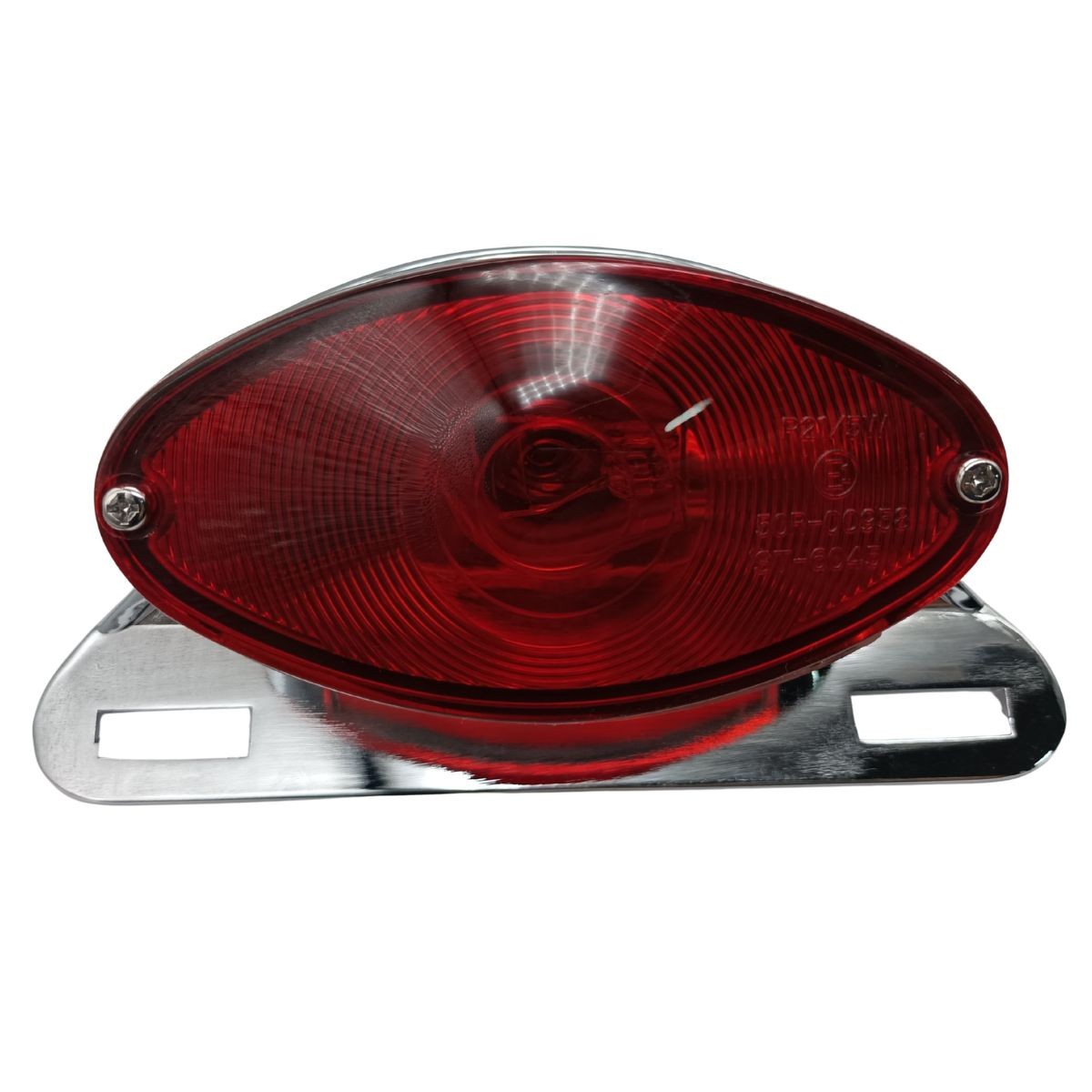 Piloto custom cromado homologado luz freno posición matrícula 5