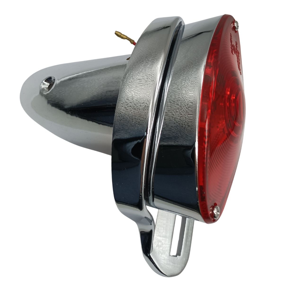 Piloto custom cromado homologado luz freno posición matrícula 4