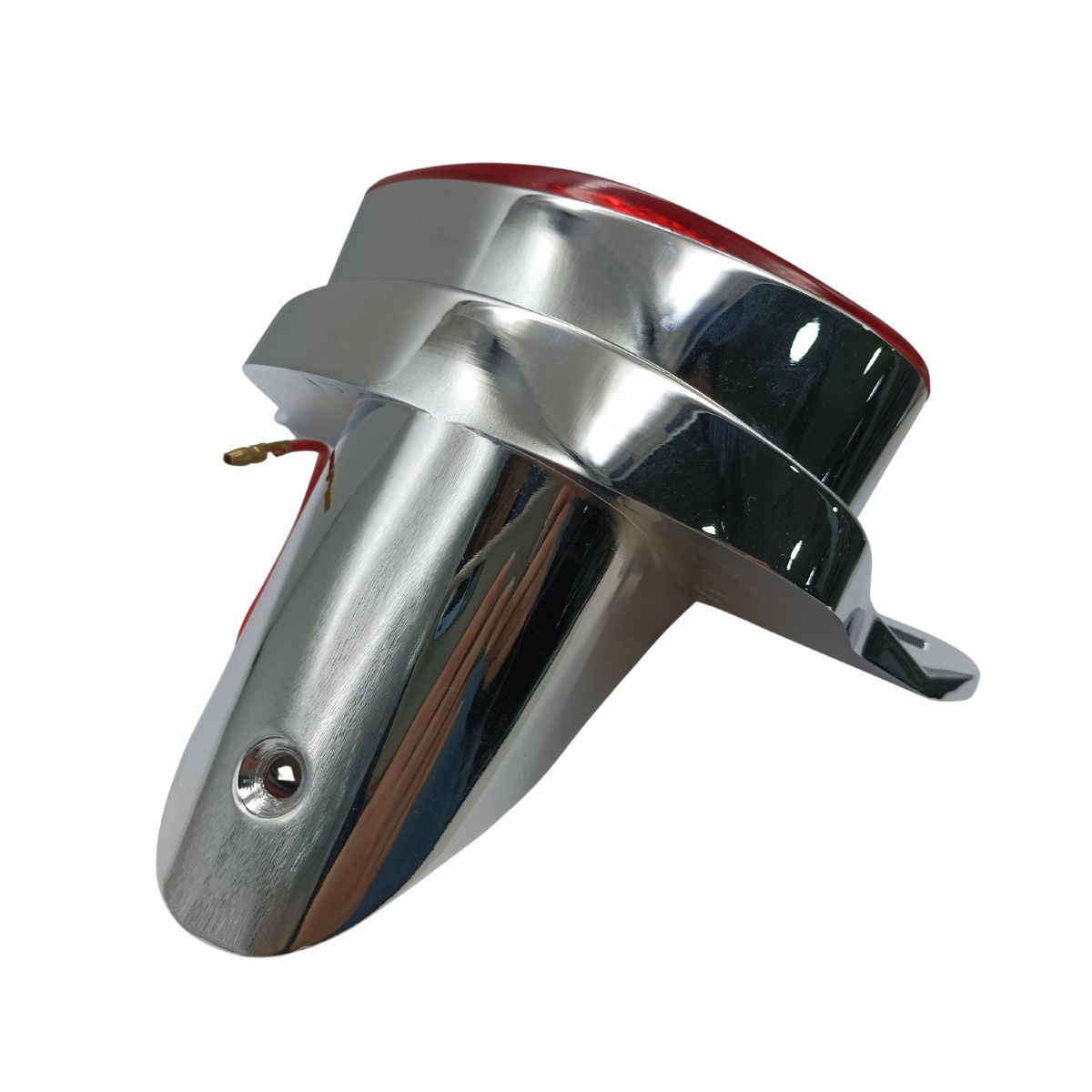 Piloto custom cromado homologado luz freno posición matrícula 2